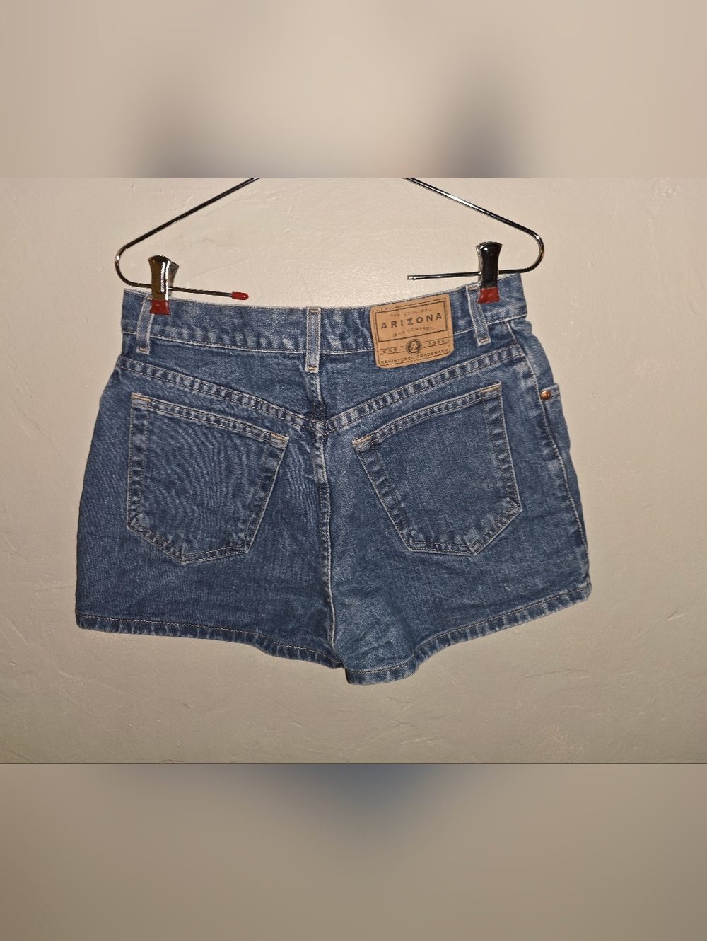 Vintage 1990s Arizona Blue Cotton Medium Wash Jean Shorts